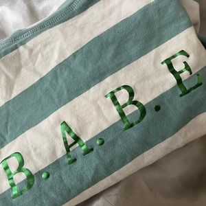 Oversized “ B. A. B. E.” T Shirt
